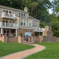 EP Henry Rustic Double Face Wall Earth; Bristol Stone I and II Harvest Blend 16 Paver