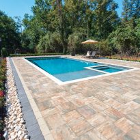 EP Henry Bristol Stone I and II Sonoran with Forma Sand and Old Towne Cobble Charcoal Double Border