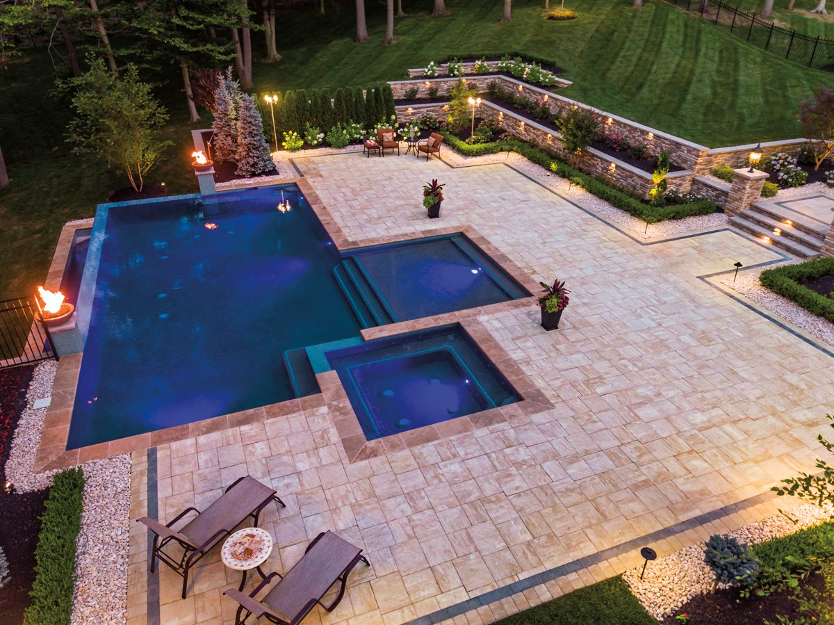 Pool DecksBristol Stone IIForma Stone borderSingle Sided Cast Stone